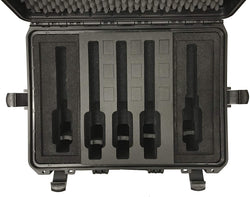 Professioneller Pistolenkoffer für bis zu 5 Pistolen und 9 Magazine