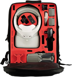 Professioneller Rucksack für DJI Goggles auch RE und DJI Mavic 2 Pro & Zoom - Made in Germany - inkl. Regencape